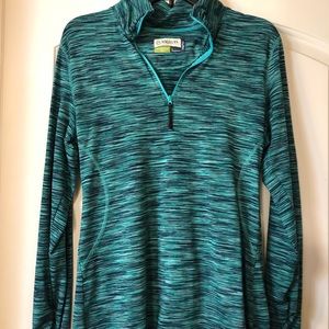 Half zip athletic pullover